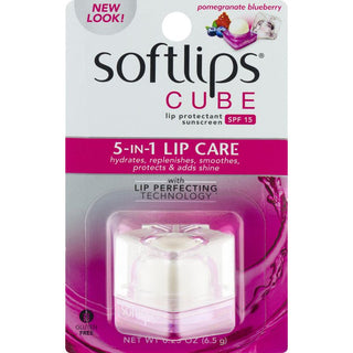 Softlips Cube 5-in-1 Lip Care Pomegranate Blueberry