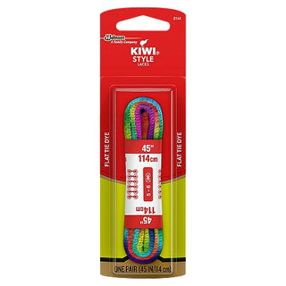 Kiwi Style Laces, 45 Inch, Flat Tie Dye