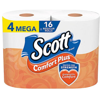 Scott Bathroom Tissue, Unscented, Mega Rolls, One Ply