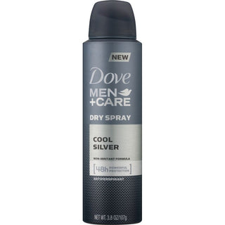 Dove Men+Care Cool Silver Dry Spray Antiperspirant 3.8 Oz