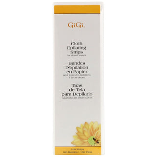 Gigi Large Cloth Epilating Strips 100 Pack