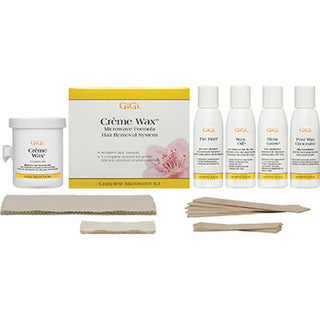 Gigi Creme Wax Microwave Kit 16 Oz