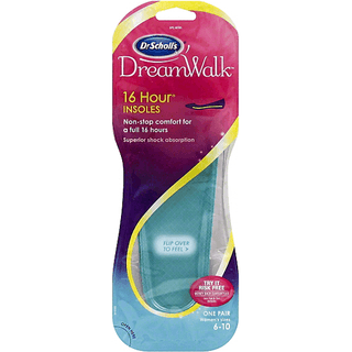 Dr. Scholl's Dream Walk 16 Hour Insoles Women's Size 6-10 - 1 Pr