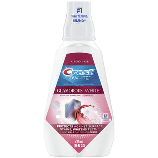 Crest Mouthwash, Arctic Mint, Glamorous White 16 Fl Oz
