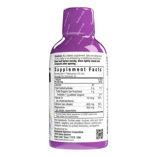 Bluebonnet Liquid Calcium Magnesium Citrate Plus Vitamin D3, Mixed Berry, 16 oz