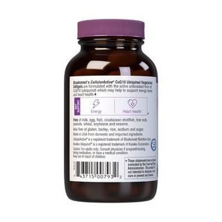 Bluebonnet Ubiquinol 100mg 60 Vegetarian Softgels