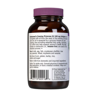 Bluebonnet Nutrition - Evening Primrose Oil GLA 50 mg 500 mg - 100 Softgels