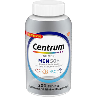 Centrum Silver Men 50+ Multivitamin Dietary Supplement Tablets - 200ct