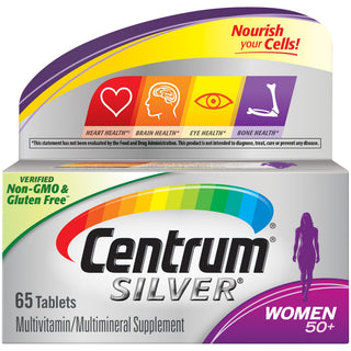 Centrum Silver Multivitamin Multimineral Supplement 65 Tablets
