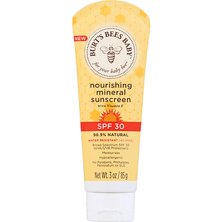 Burt's Bees Baby Sunscreen, Nourishing Mineral, Broad Spectrum SPF 30
