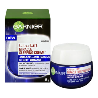 Garnier SkinActive Miracle Anti-Fatigue Night Sleeping Cream 1.70 Oz