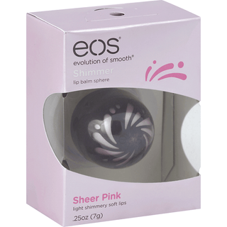 eos Shimmer Lip Balm Sphere Sheer Pink