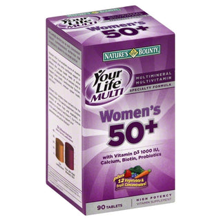 Nature's Bounty Your Life Multi Women's 50+ Multimineral Multivitamin Tablets