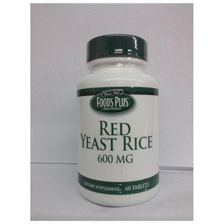 Foods Plus Food Red Yeast Rice Tabs 600 Mg 60 Tabletes