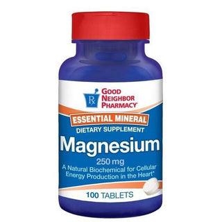Good Neighbor Pharmacy GNP Magnesium Tablets 250 Mg Dietary Supplement 100 Ct