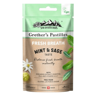 Grether's Fresh Breath Mint & Sage Pastilles 45g