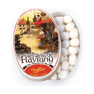 Les Anis de Flavigny Coffee Flavored Hard Candy 50g tin