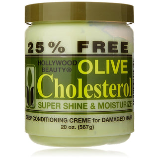 Hollywood Beauty Olive Cholesterol Deep Conditioning Creme 20 Oz