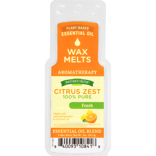 Nature's Truth Fresh Citrus Zest Wax Melts 8 Ct Pack
