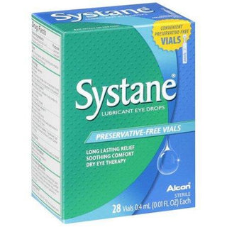 Systane Eye Drops, Lubricant, Preservative-Free Vials