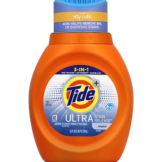Tide Plus Detergent, 3-in-1, Ultra Stain Release, HE, Original