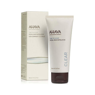 Ahava Time To Clear Facial Mud Exfoliator, 3.4 Oz