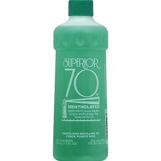 Superior 70 Alcohol, Mentholated