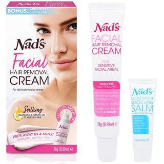 Nad's Gentle & Soothing Facial Hair Removal For Women 0.99 Oz