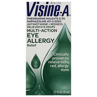 Visine Eye Allergy Relief, Antihistamine & Redness Reliever, Drops