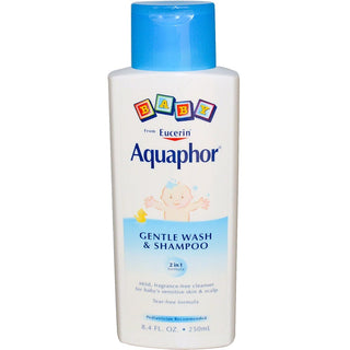 Aquaphor Baby Gentle Wash And Hair Shampoo 2 In 1 Formula - 8.4 Oz