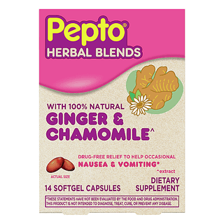 Pepto Ginger & Chamomile, Softgels