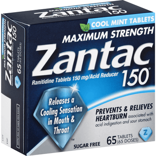 Zantac Acid Reducer - Maximum Strength Cool Mint Tablets