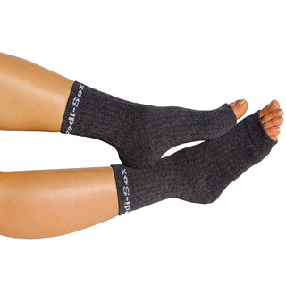 Original Pedi-Sox Brand Toeless Socks For Pedicures : Classics: Black & White Stripe