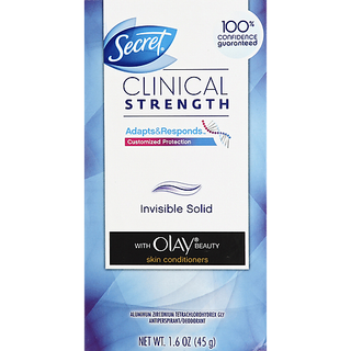 Secret Antiperspirant/Deodorant, Invisible Solid 1.6 Oz