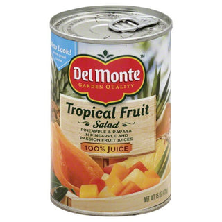 Del Monte Tropical Fruit Salad In 100% Juice 15 Oz. Can