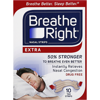 Breathe Right Nasal Strips, Extra, Tan
