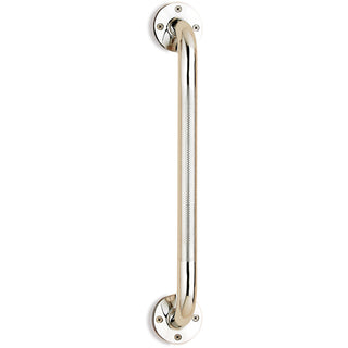 NOVA 16" Chrome Wall Grab Bar with Knurled Grip (Model 8016CH-R)