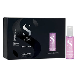 AlfaParf Semi Di Lino Shine Lotion 12 Vials 0.44 Oz each