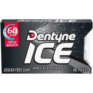 Dentyne Ice Sugar Free Gum Arctic Chill - Split 2 Fit Pack 24g