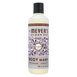 Mrs. Meyer's Clean Day Body Wash, Lavender, 16 Fl Oz (473 Ml)