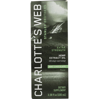 Charlottes Web Oil Mint Choc Extra Strength, 3.38 Oz