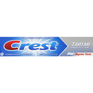 Crest Tartar Protection Regular Paste Fluoride Anticavity Toothpaste 8.2 Oz. Box
