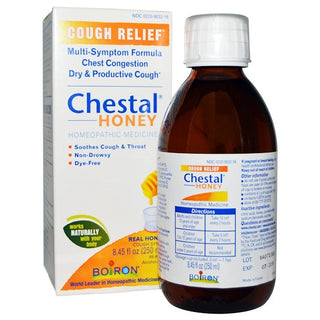 Boiron Chestal Honey Homeopathic Cough Syrup, 8 Oz