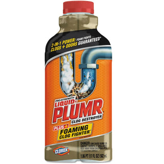 Liquid-Plumr Foaming Drain Clog Remover Unscented 42 Fl Oz
