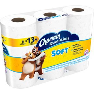 Charmin Essentials Soft Toilet Paper 6 Giant Rolls