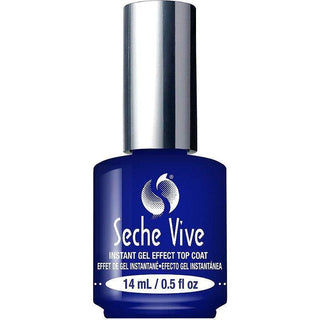Seche Vive Gel Effect Top Coat Nail Art 0.5 Oz
