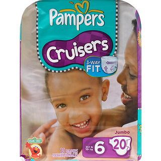Pampers Cruisers Diapers Size 6 Jumbo Bag