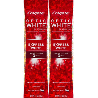 Colgate Optic White Platinum Express White Toothpaste Fresh Mint ( Discontinued )