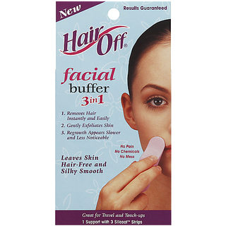 Hair Off Facial Buffer 3 In 1 Kit