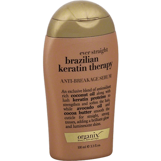 OGX Ever Straight Brazilian Keratin Therapy Anti-Breakage Serum - 3.3oz